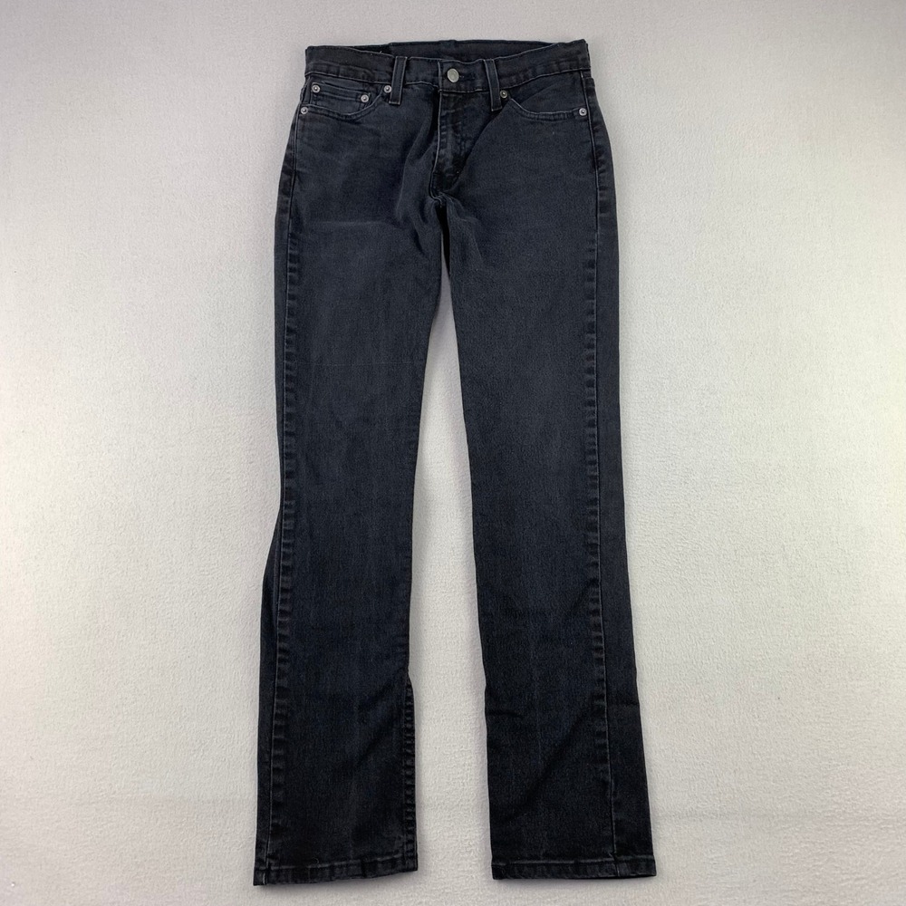 Levis 511 Slim Jeans Mens 30x32 Black Denim Casual Stretch Skinny Slim Leg